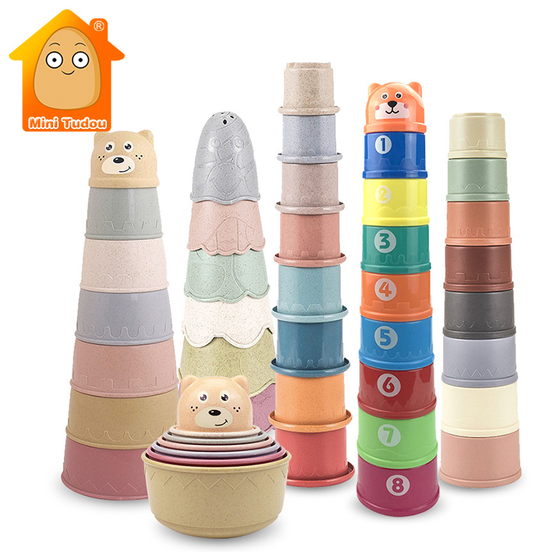 Baby Food Nestum - Baby Toys Stacking Cup Cartoon Early