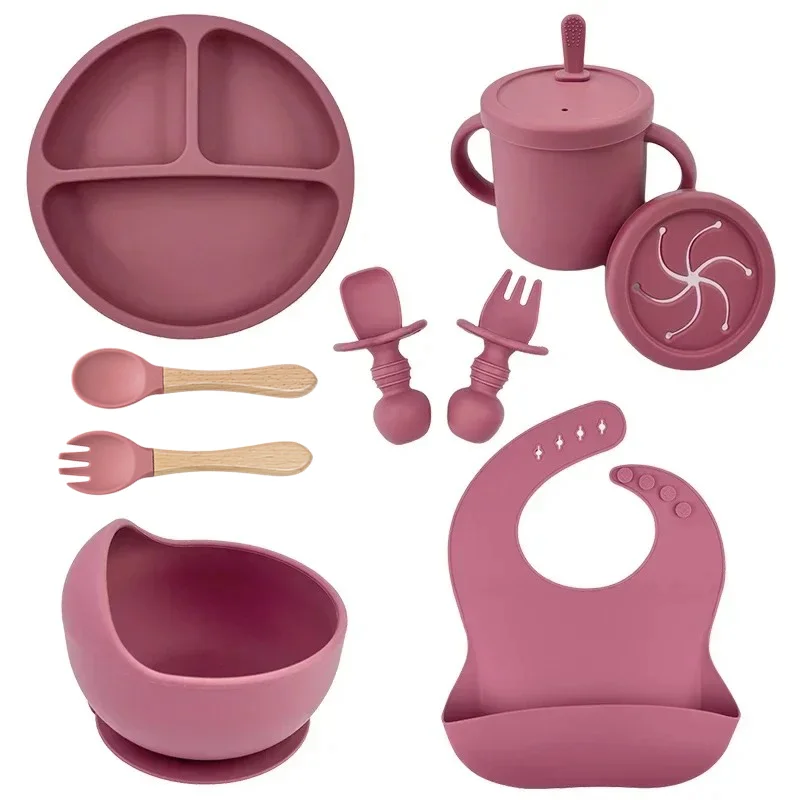 Baby Food Tray - Food Grade Silicone Child Dish Set