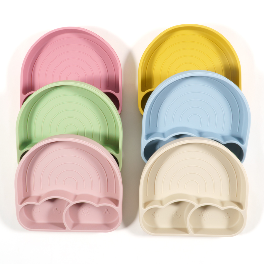 Baby Food Tray - Baby Plate With Sucker Kids Feeding