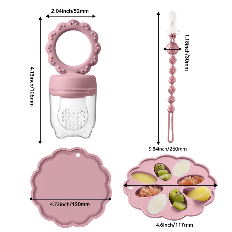 Silicone Baby Fruit Feeder & M - Baby Food Pouches 1 Year Old recension och pris
