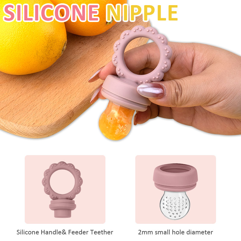 Silicone Baby Fruit Feeder & M - Baby Food Pouches 1 Year Old recension och pris