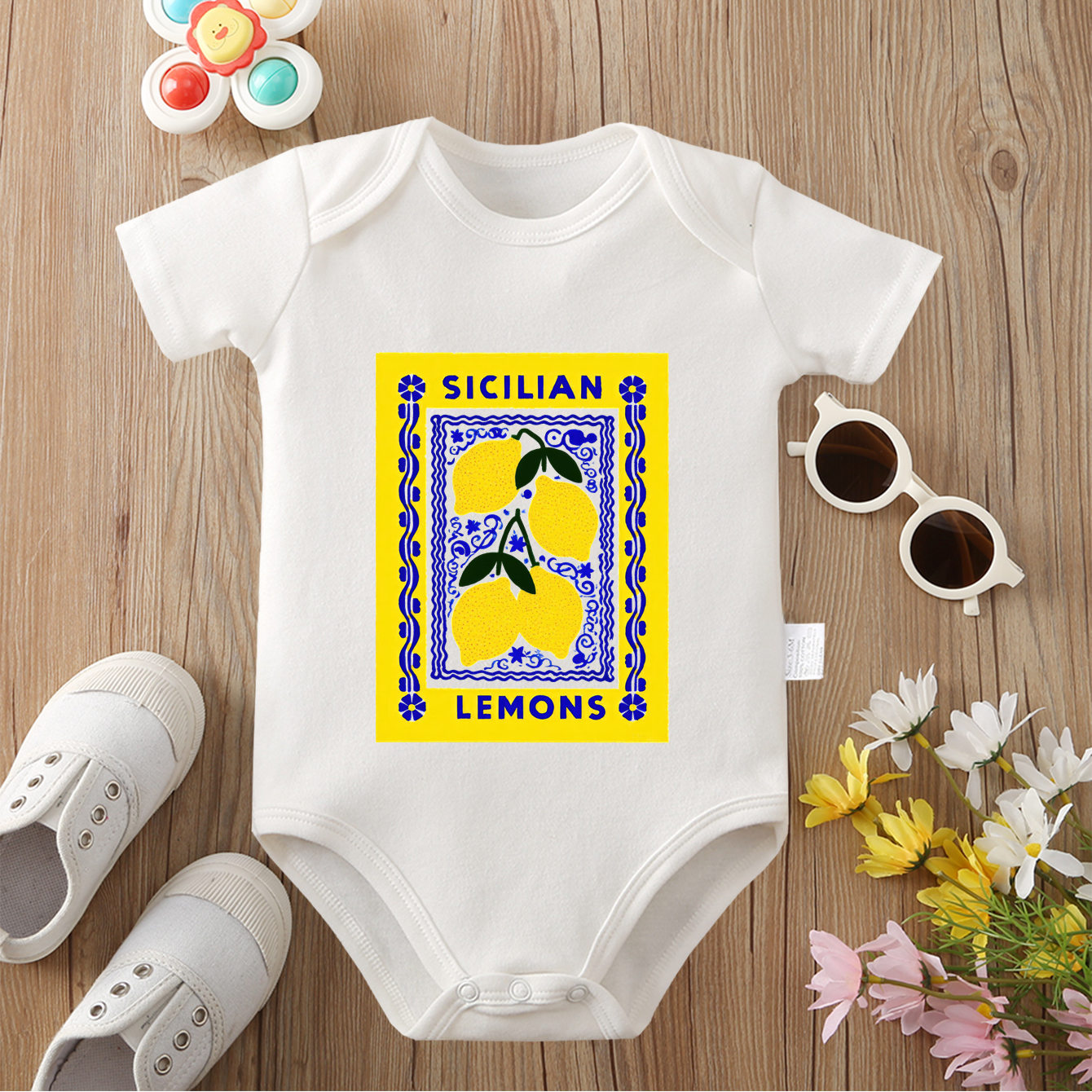 100% Cotton Onesie Summer Food - Baby Food Intake recension och pris