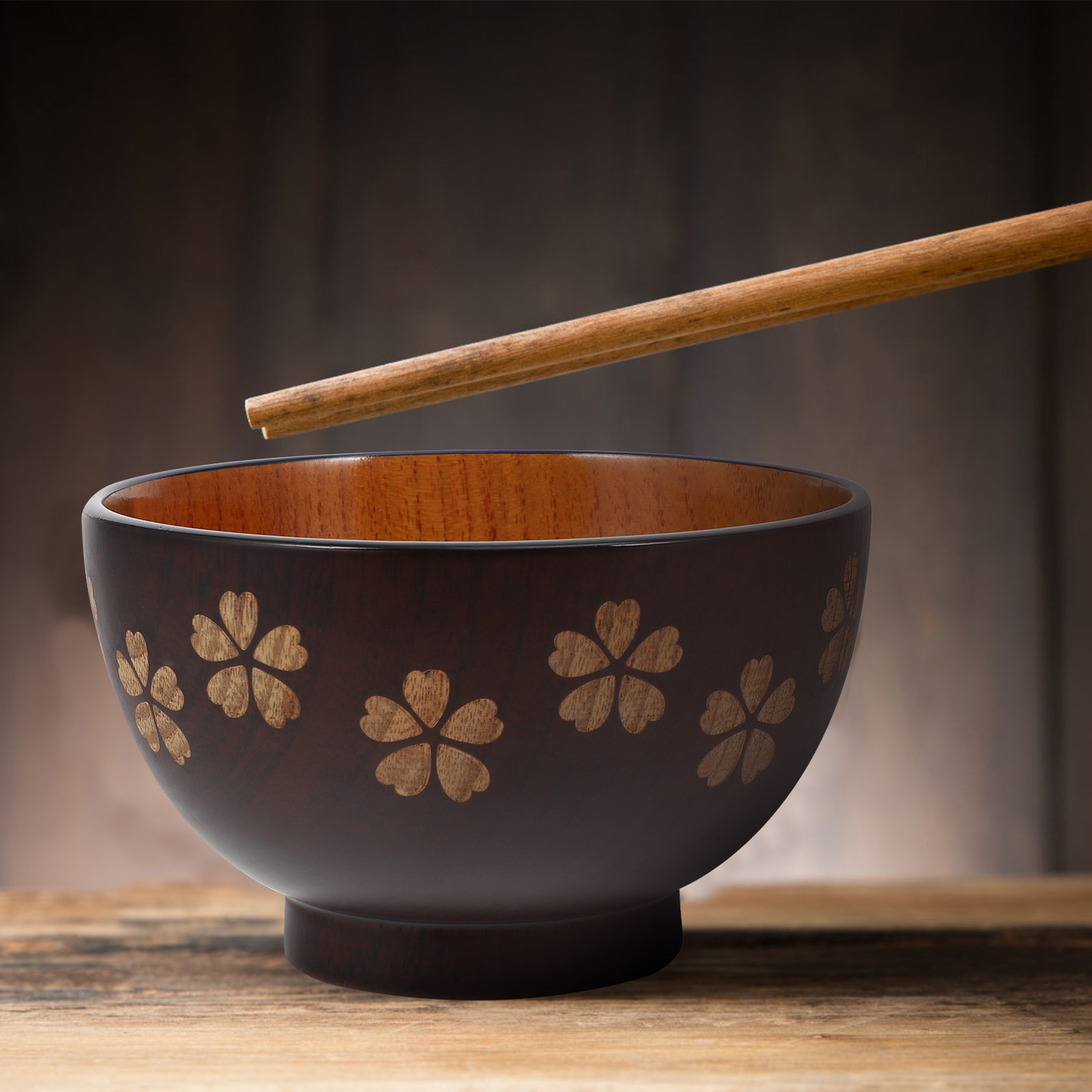 1Pcs Wood Bowl Premium Japanes - Baby Food Japanese recension och pris