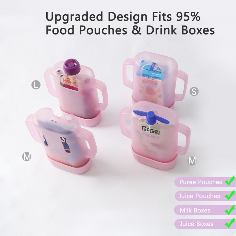 BIBOO Dual-Lid Squeeze Pouch H - Baby Food Pouches 1 Year Old recension och pris