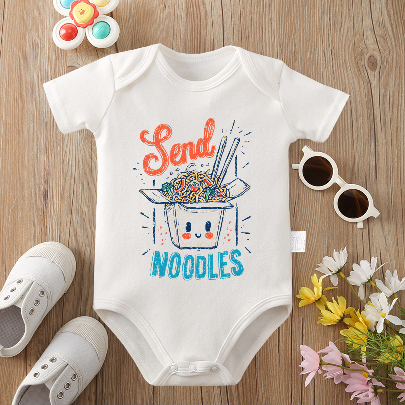 100% Cotton Onesie Summer Food - Baby Food Intake recension och pris