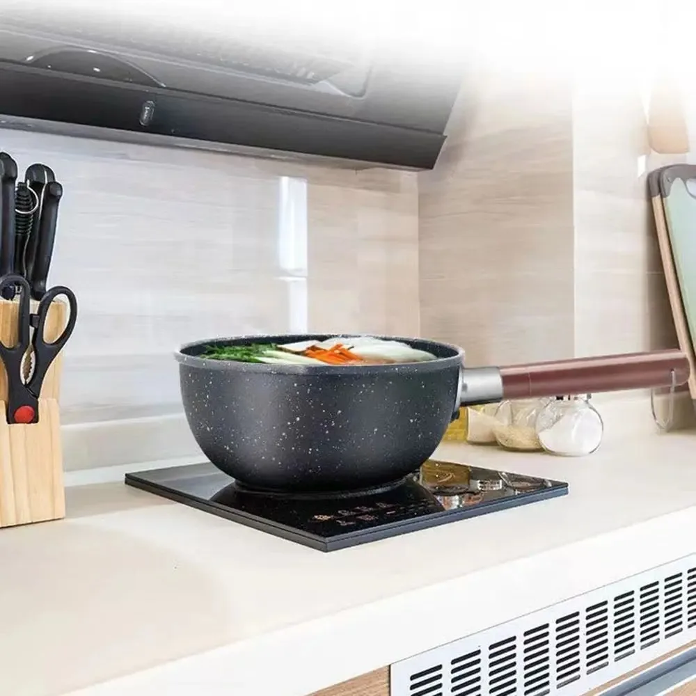 Non-Stick Milk Pot Wood Handle - Baby Food Japanese recension och pris