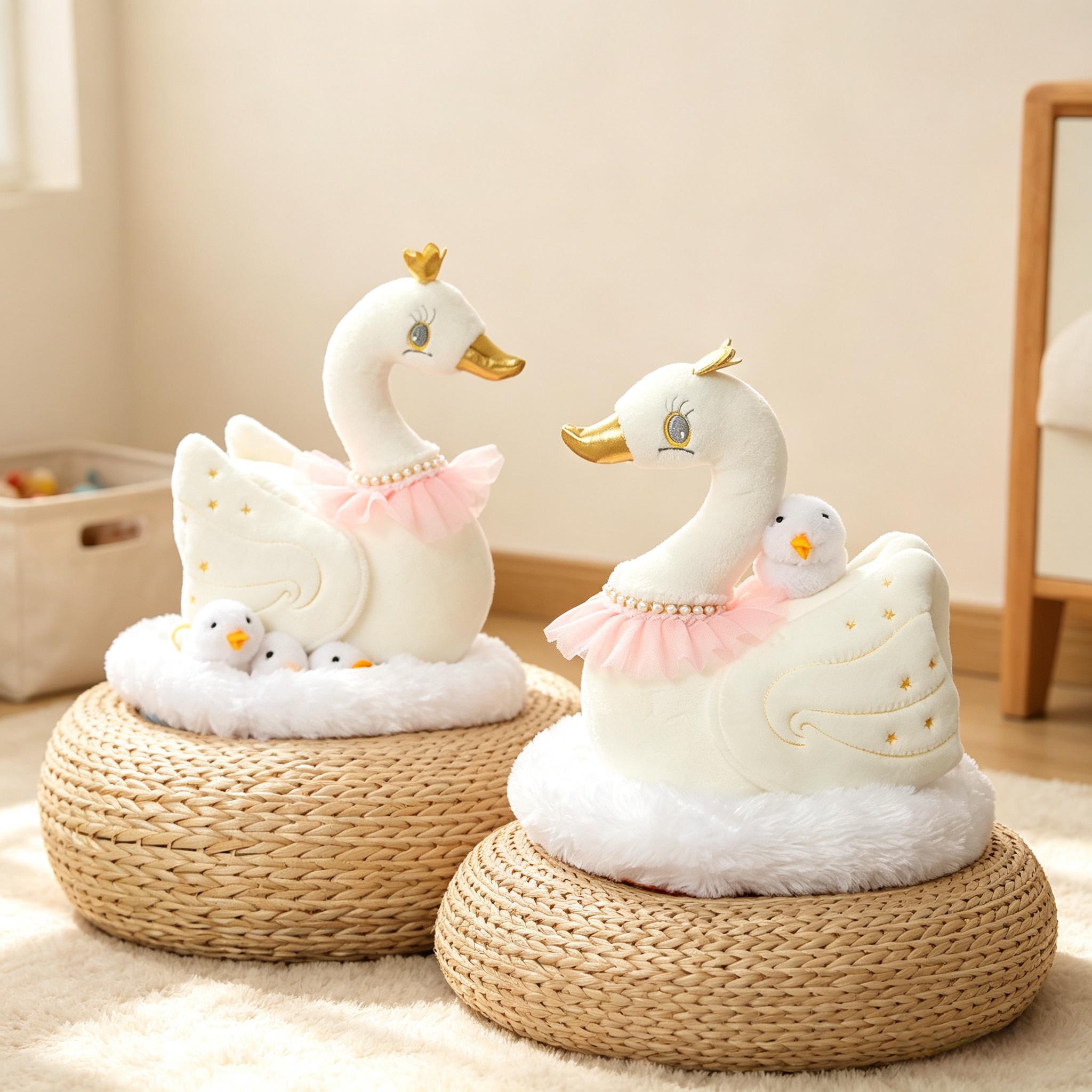 Kawaii Simulated Swan Family P - Baby Food Nestum recension och pris