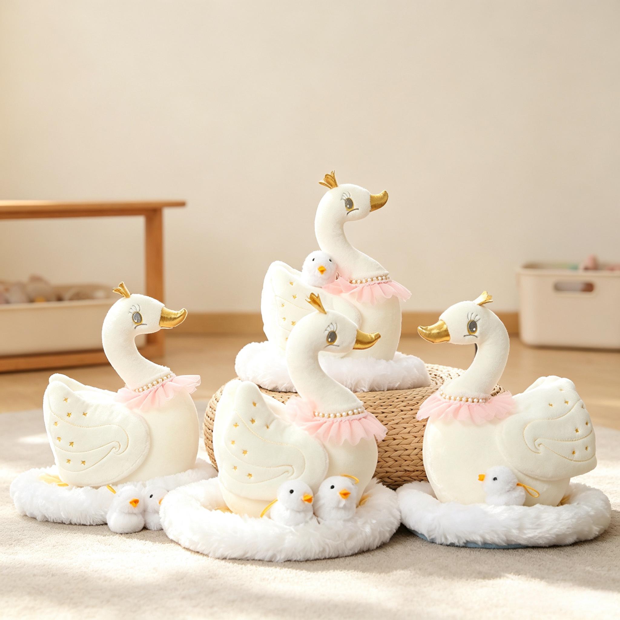 Kawaii Simulated Swan Family P - Baby Food Nestum recension och pris