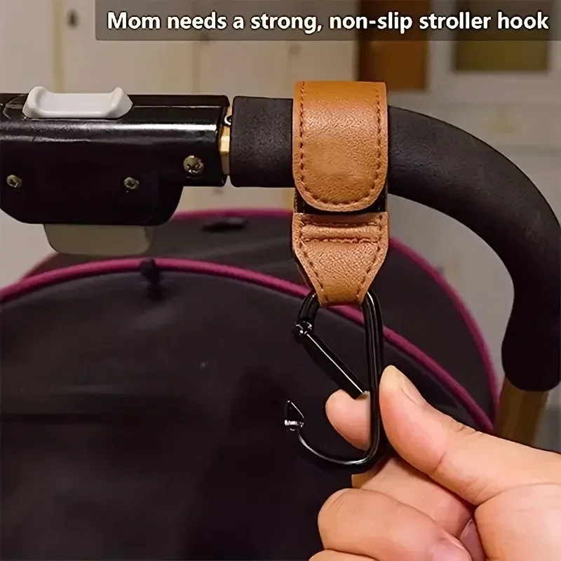 Baby Stroller Hook Fashion PU  - Baby Puree Pouch recension och pris