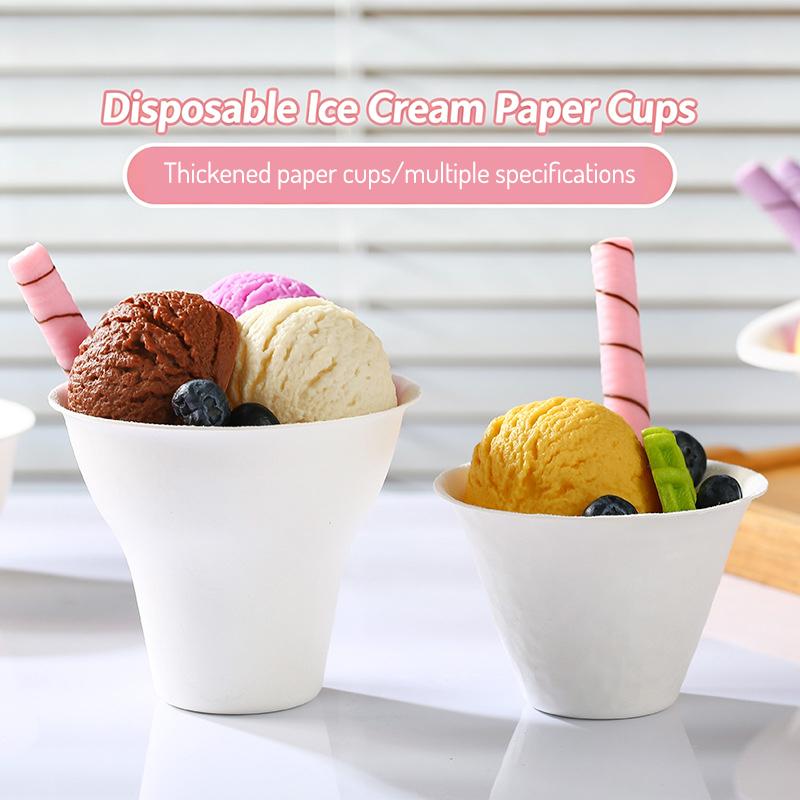 【YA】Paper Dessert Bowl 10Pcs I - Baby Food Yogurt recension och pris