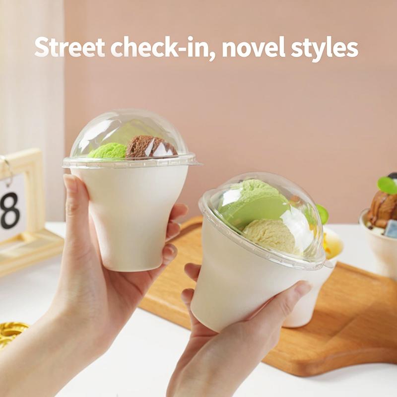 【YA】Paper Dessert Bowl 10Pcs I - Baby Food Yogurt recension och pris