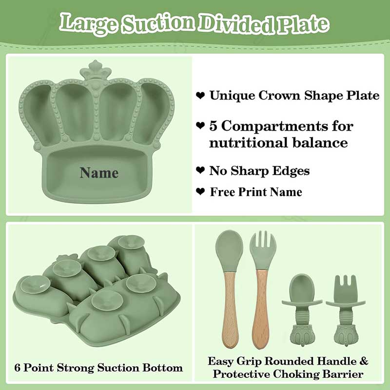 Personalized Name Baby Feeding - Baby Food Tray recension och pris