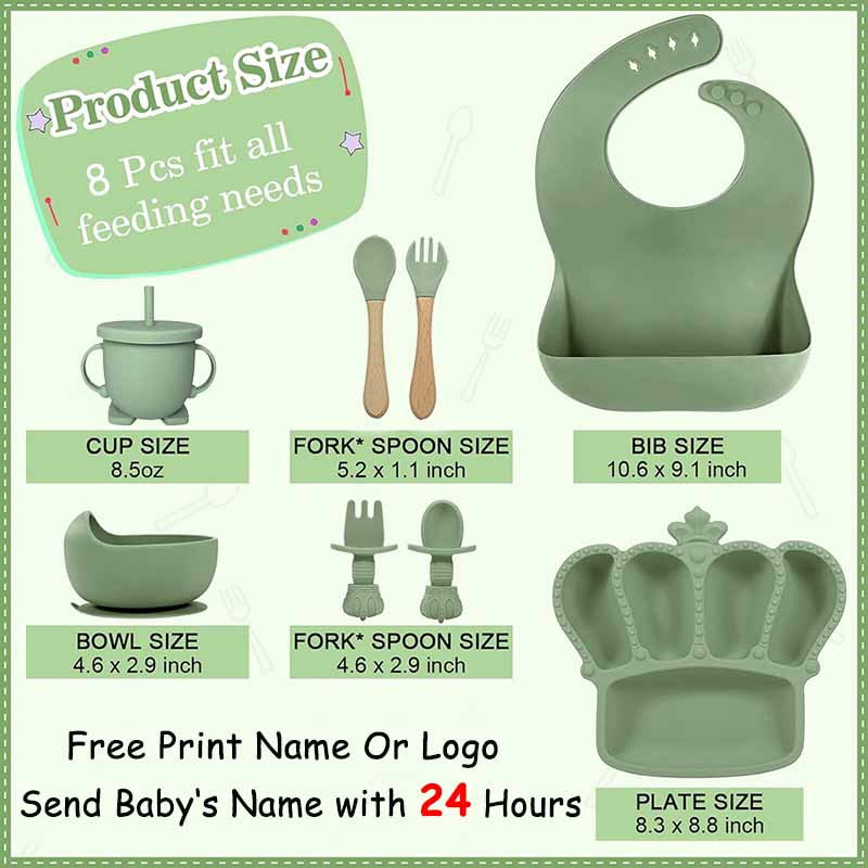 Personalized Name Baby Feeding - Baby Food Tray recension och pris