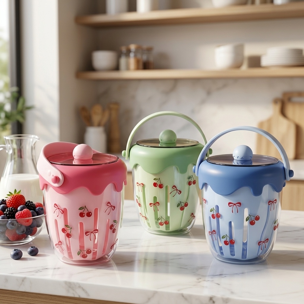 Portable Plastic Salad Oat Con - Baby Food Yogurt recension och pris