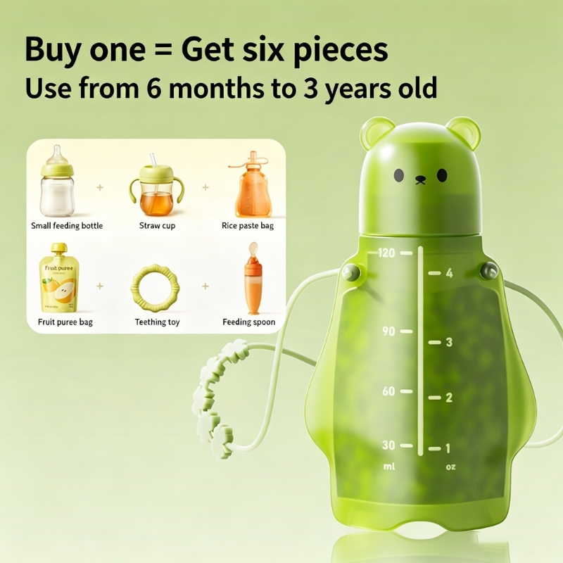 BPA Free Silicone Fruit Puree  - Baby Food Pouches 1 Year Old recension och pris