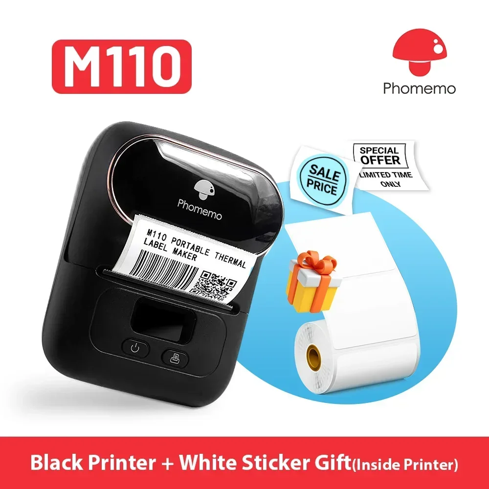 Phomemo M110 Mini Portable Pri - Baby Food Label recension och pris