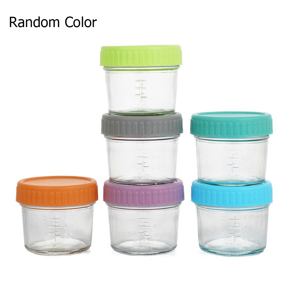 6pcs Multipurpose Glass Baby F - Baby Food Glass Jar recension och pris