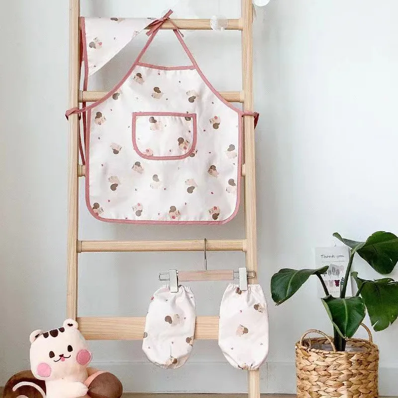 Cute Cartoon Children Apron Sl - Baby Food Apron recension och pris