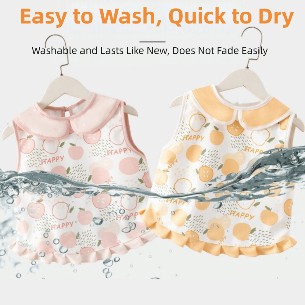 Short Sleeved Children's Sleev - Baby Food Apron recension och pris