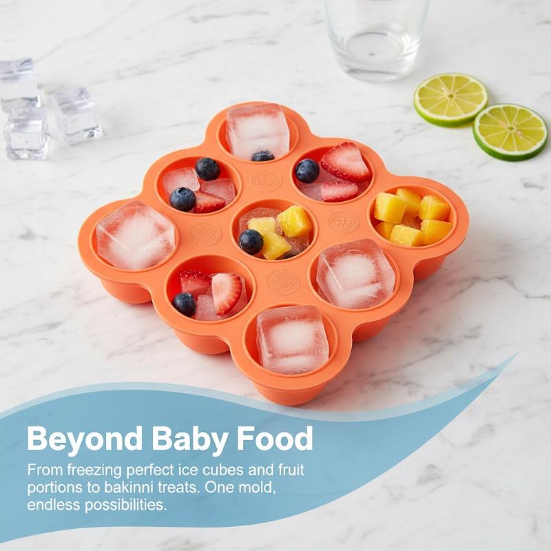 Baby Food Silicone Container 9 - Baby Food Tray recension och pris