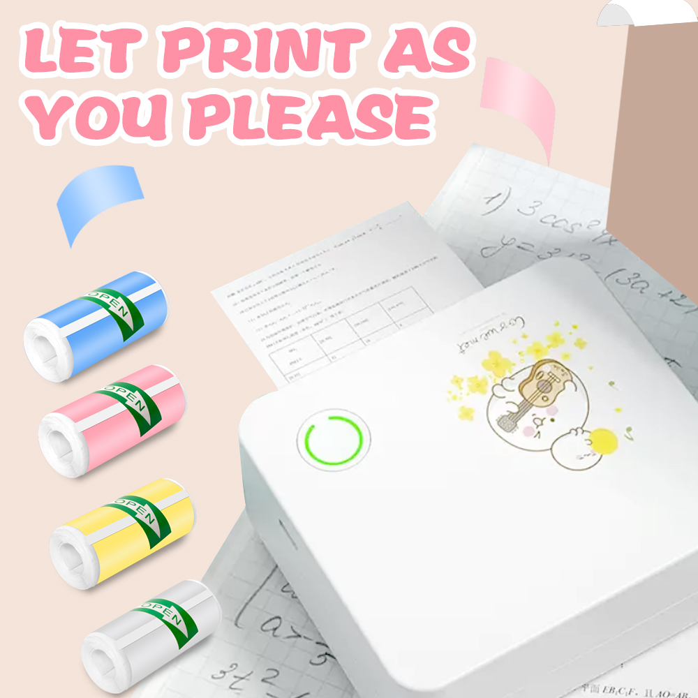 HD Mini Printer Thermal Paper  - Baby Food Label recension och pris