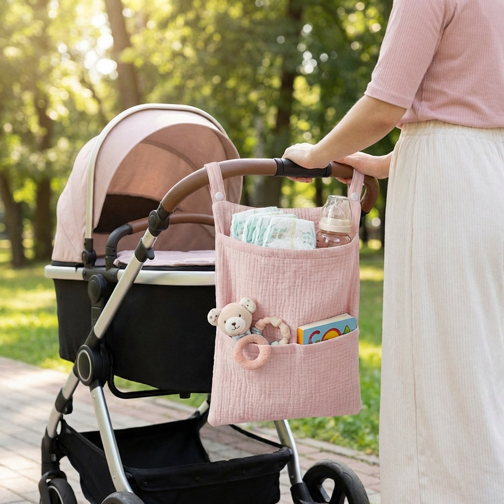 Pure Cotton Baby Crib Hanging  - Baby Puree Pouch recension och pris