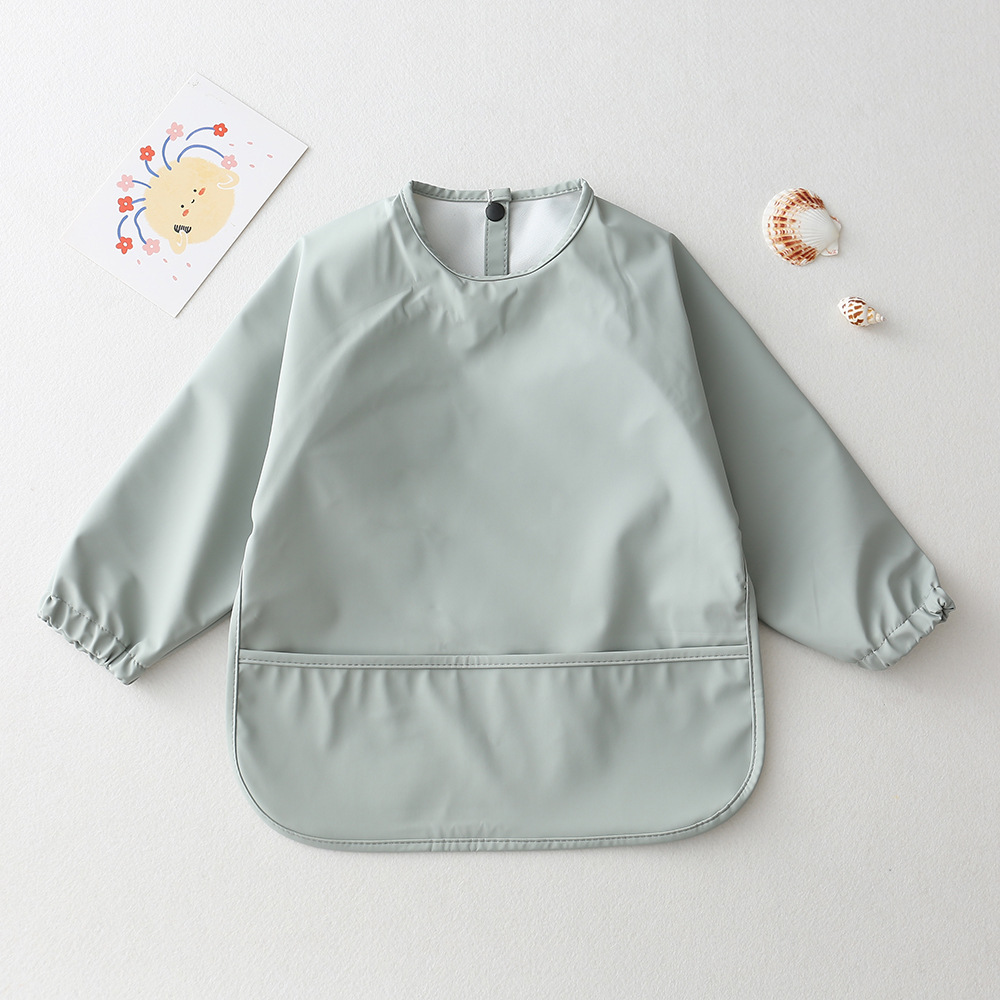 Solid Color Baby Feeding Bibs  - Baby Food Apron recension och pris