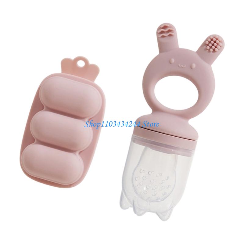 Silicone Baby Teether Feeder w - Baby Food Tray recension och pris