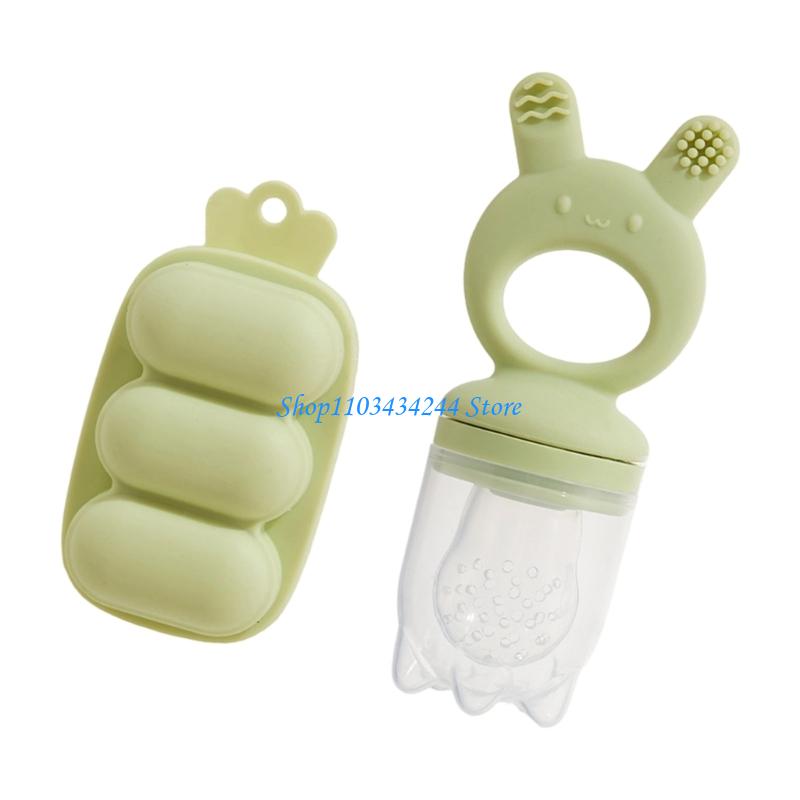 Silicone Baby Teether Feeder w - Baby Food Tray recension och pris
