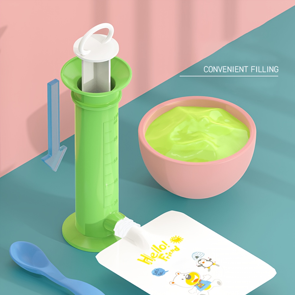 Baby Food Filling Tool, Syring - Baby Food Pouches 1 Year Old recension och pris
