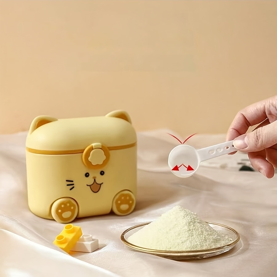 Cute Cat Milk Powder Container - Baby Food Glass Jar recension och pris