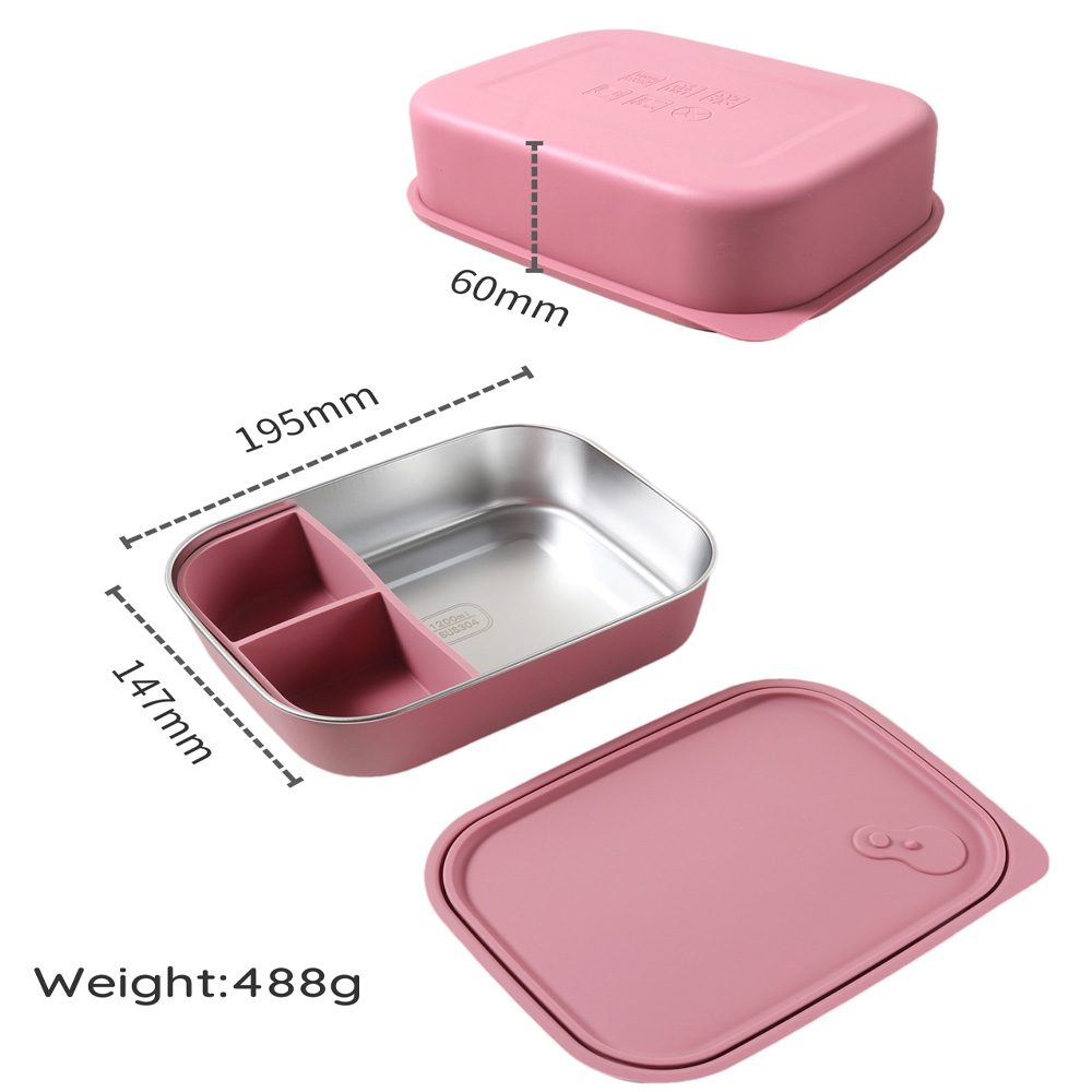 1200ml 1pc Custom Name & Patte - Baby Food Tray recension och pris