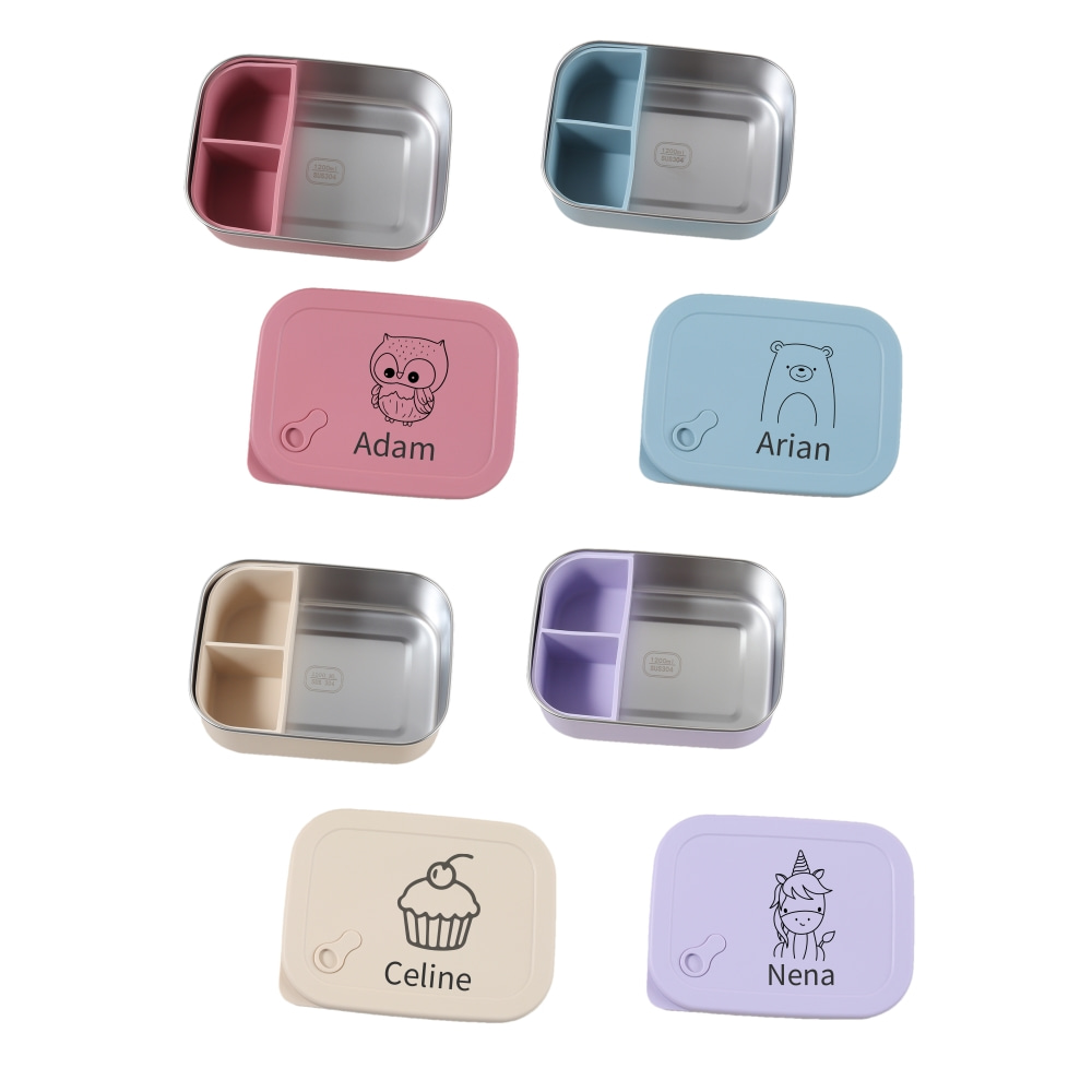 1200ml 1pc Custom Name & Patte - Baby Food Tray recension och pris