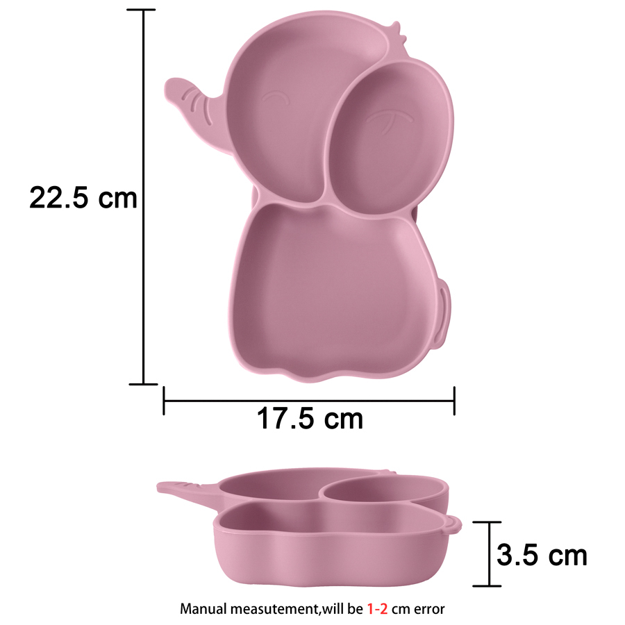 1PCS Baby Silicone Dining Dish - Baby Food Tray recension och pris