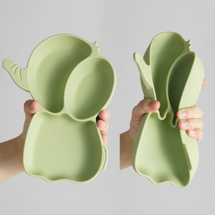 1PCS Baby Silicone Dining Dish - Baby Food Tray recension och pris