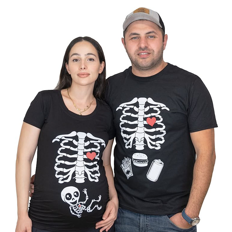 Maternity Halloween Skeleton T - Baby Food Intake recension och pris