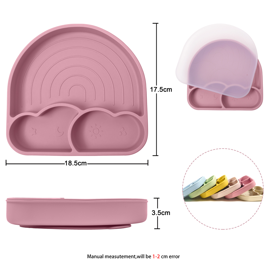 Baby Plate With Sucker Kids Fe - Baby Food Tray recension och pris