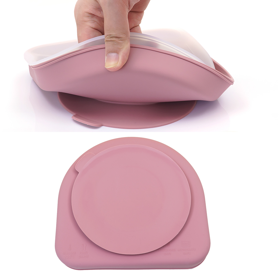Baby Plate With Sucker Kids Fe - Baby Food Tray recension och pris