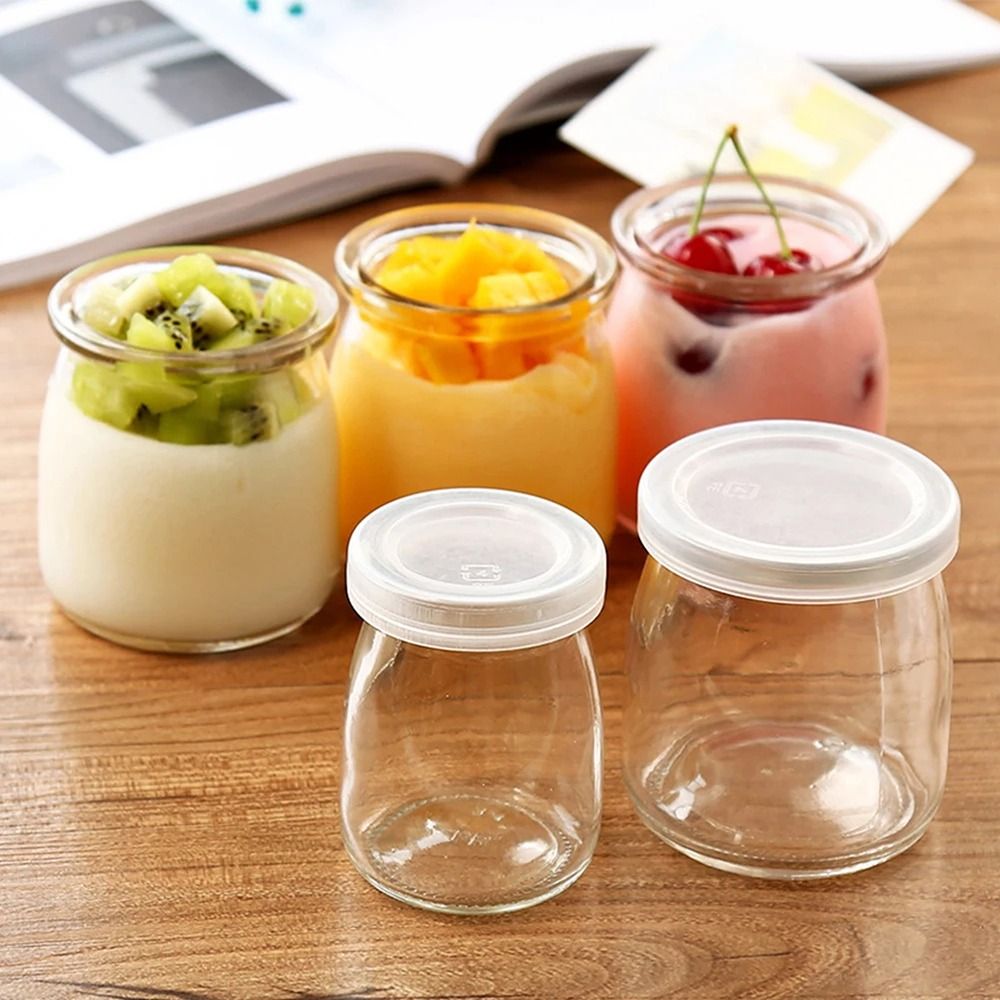 1PC 100/150/200ML Glass Storag - Baby Food Yogurt recension och pris