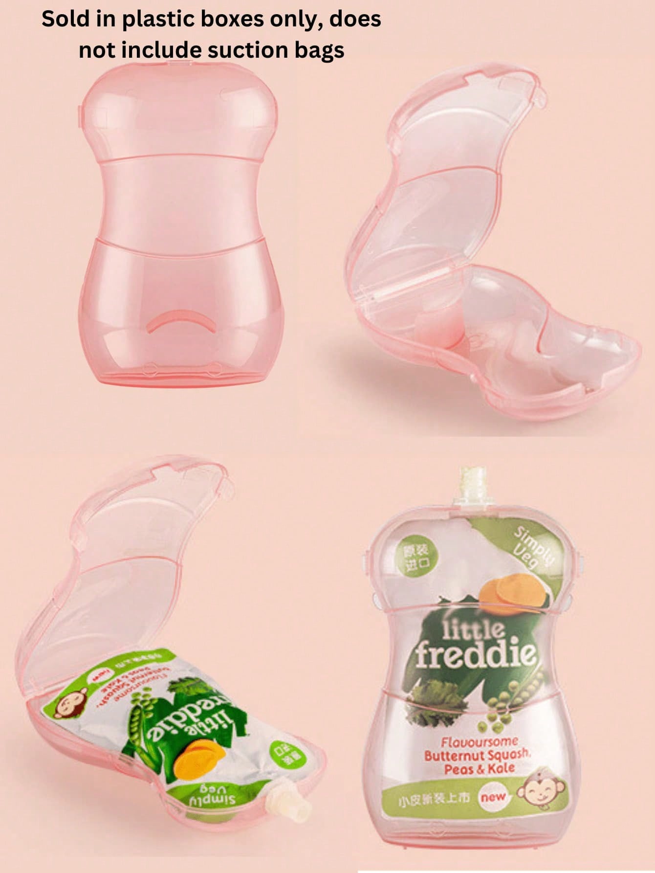 Anti-Squeeze Fruit Puree Box a - Baby Puree Pouch recension och pris