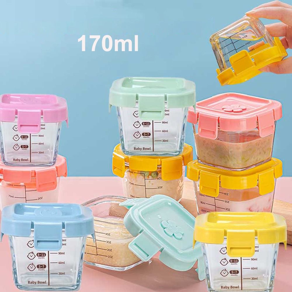 Fashion 170ml Food Storage Box - Baby Food Glass Jar recension och pris