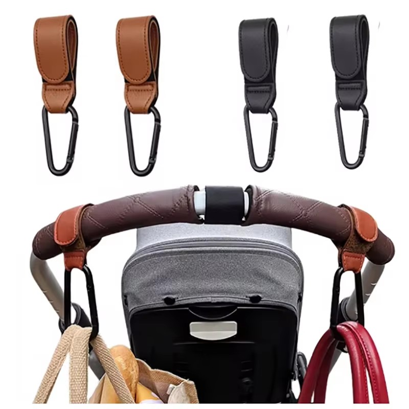 Baby Stroller Hook Fashion PU  - Baby Puree Pouch recension och pris