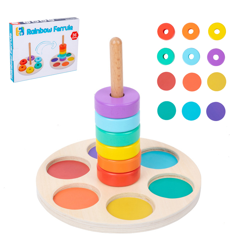 Baby Wooden Rainbow Stacking T - Baby Food Nestum recension och pris