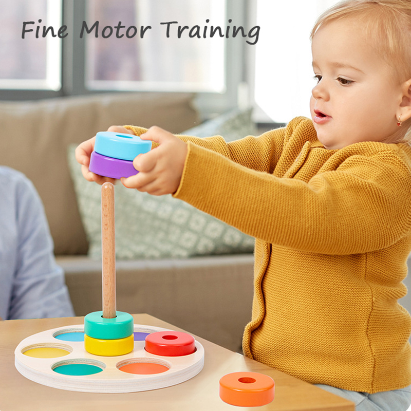 Baby Wooden Rainbow Stacking T - Baby Food Nestum recension och pris