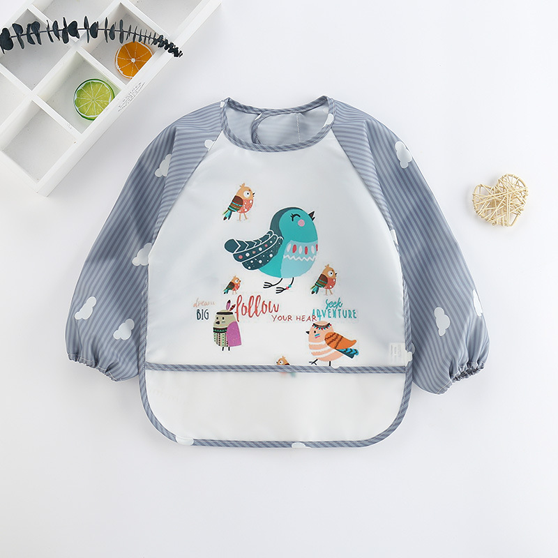 Baby Bibs Cute Colorful Cartoo - Baby Food Apron recension och pris