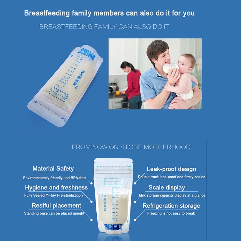 Breastmilk Storage Bag with 25 - Baby Food Pouches 1 Year Old recension och pris