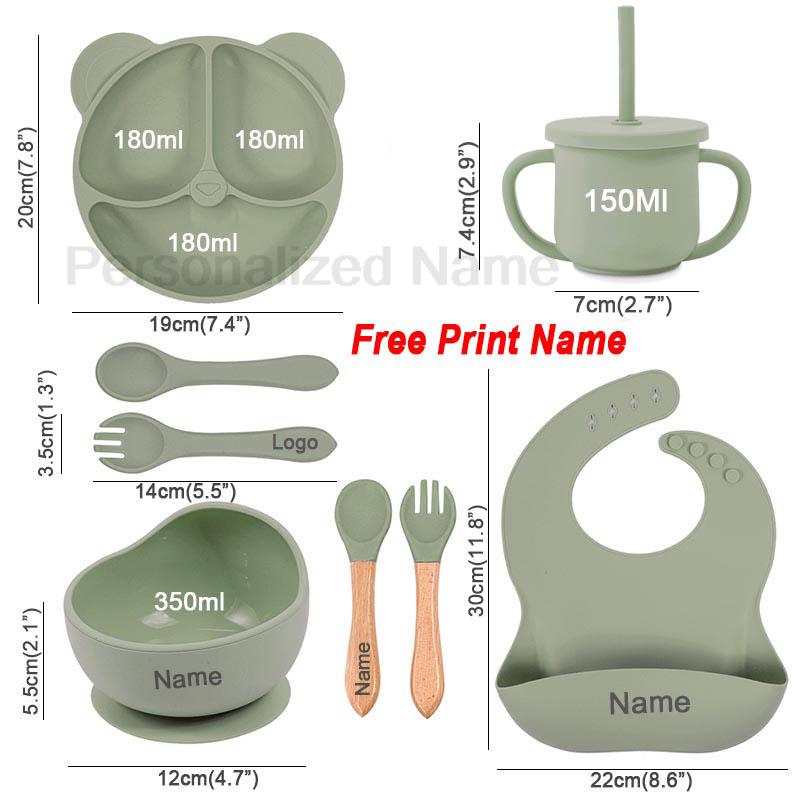 Feeding Set Silicone For Baby  - Baby Food Tray recension och pris