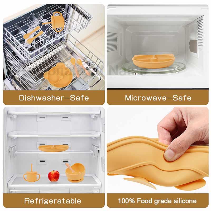Feeding Set Silicone For Baby  - Baby Food Tray recension och pris