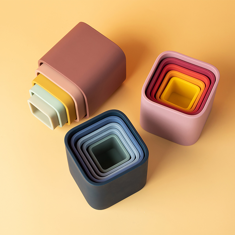 1set Baby Silicone Stacking Cu - Baby Food Nestum recension och pris