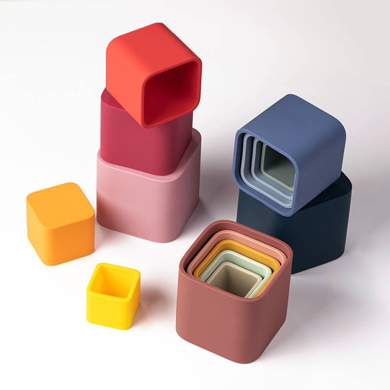 1set Baby Silicone Stacking Cu - Baby Food Nestum recension och pris